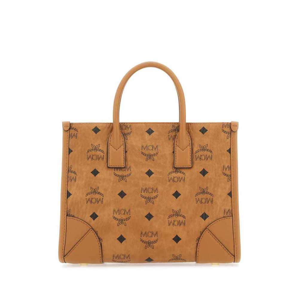 MCM Munchen Tote Bag Brown